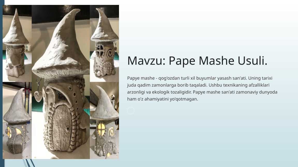 Pape Mashe Usuli