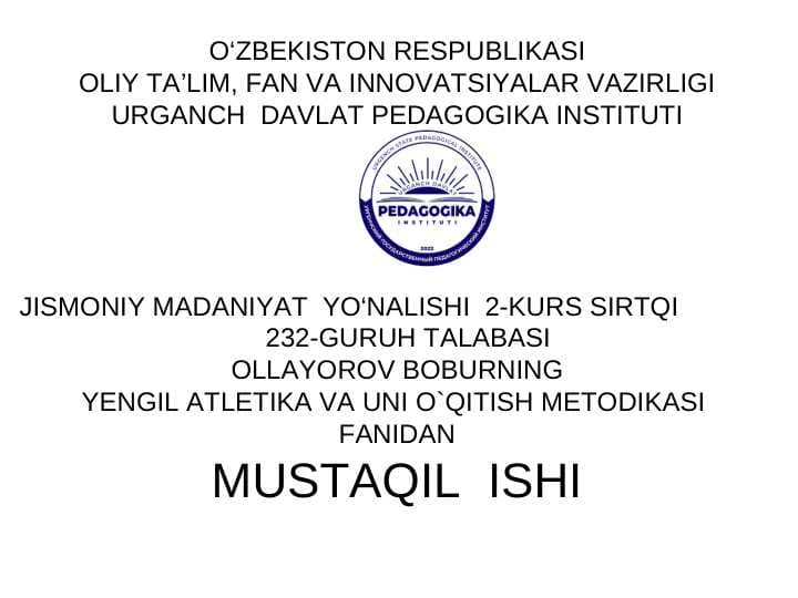 Yugurib kelib balandlikka sakrash texnikasi