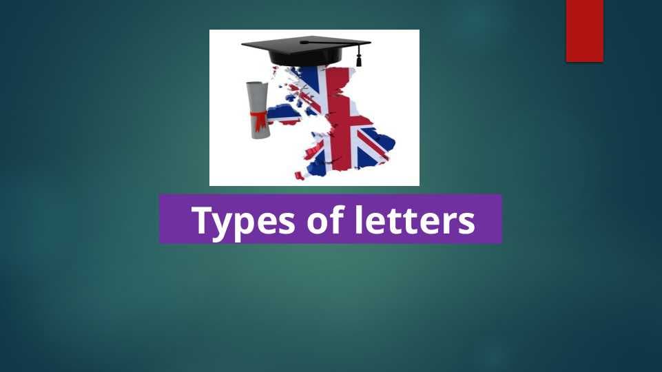 Types of letters