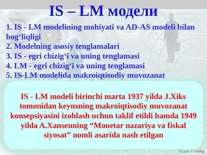 IS – LM Modeli