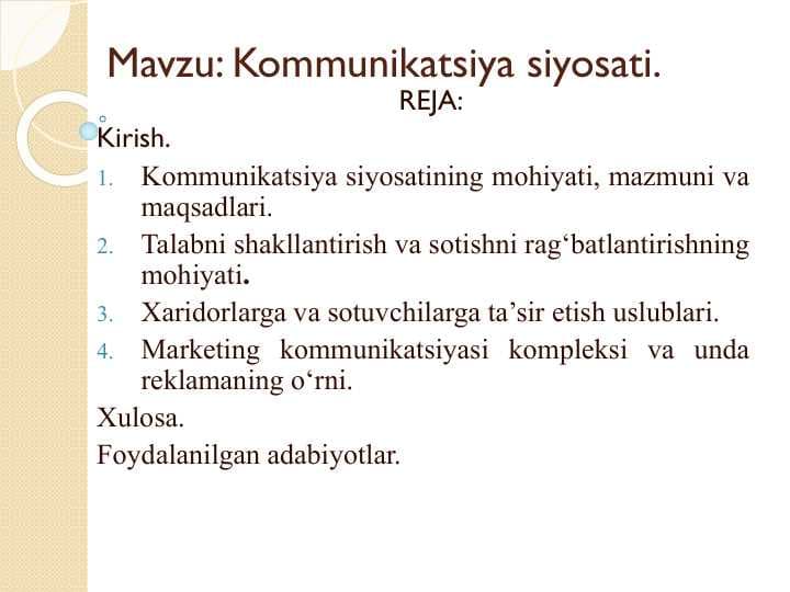 Kommunikatsiya siyosati