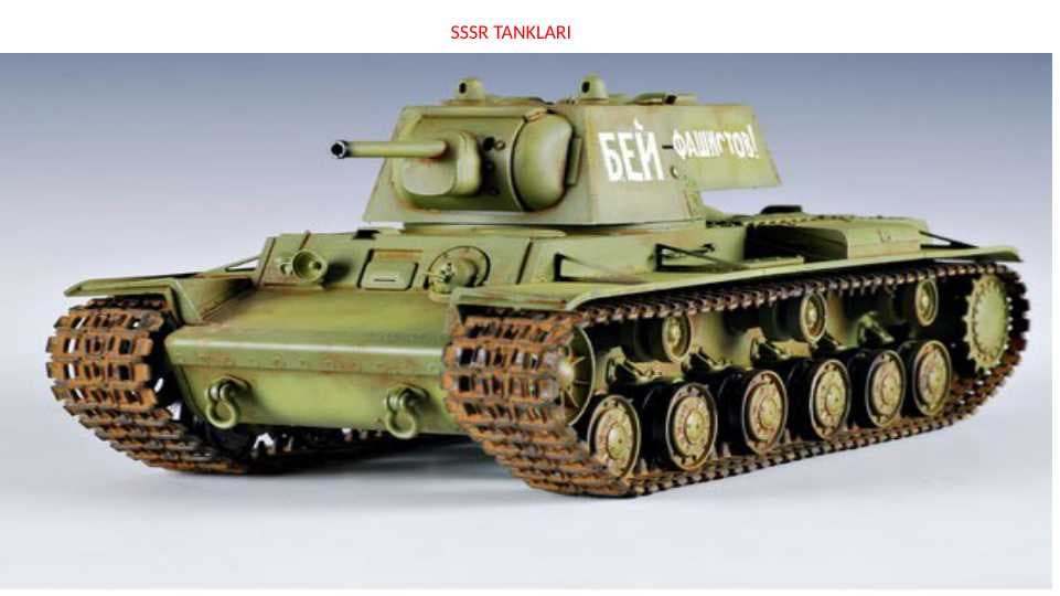 SSSR TANKLARISSSR TANKLARI
