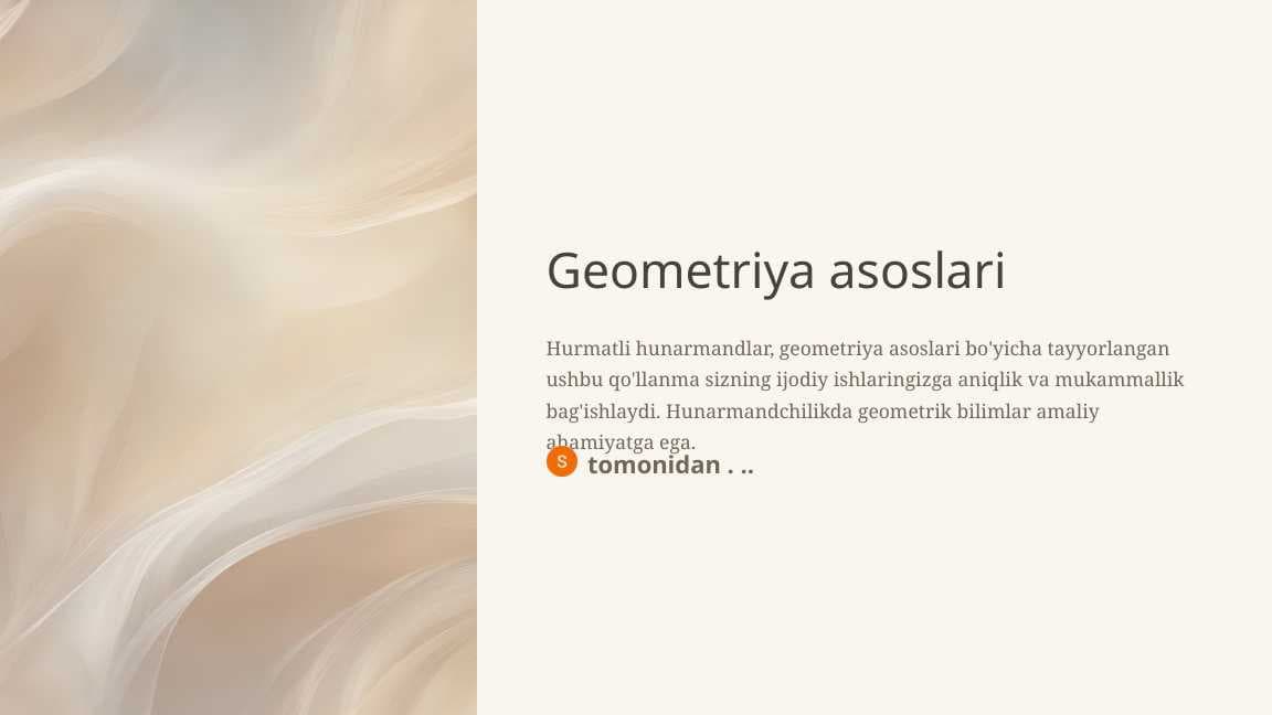 Geometriya asoslari