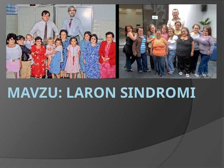 Laron Sindromi