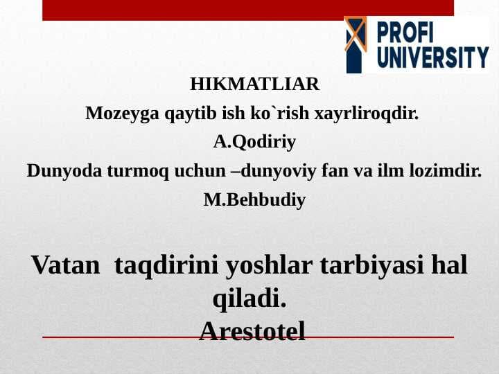 Pedagogika  tarixi fan sifatida. Ibtidoiy jamoada tarbiya. Eng qadimgi davrlardan VII asrgacha   ta’lim-tarbiya va pedagogik fikrlar