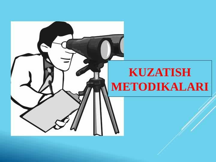 Kuzatish metodikalari