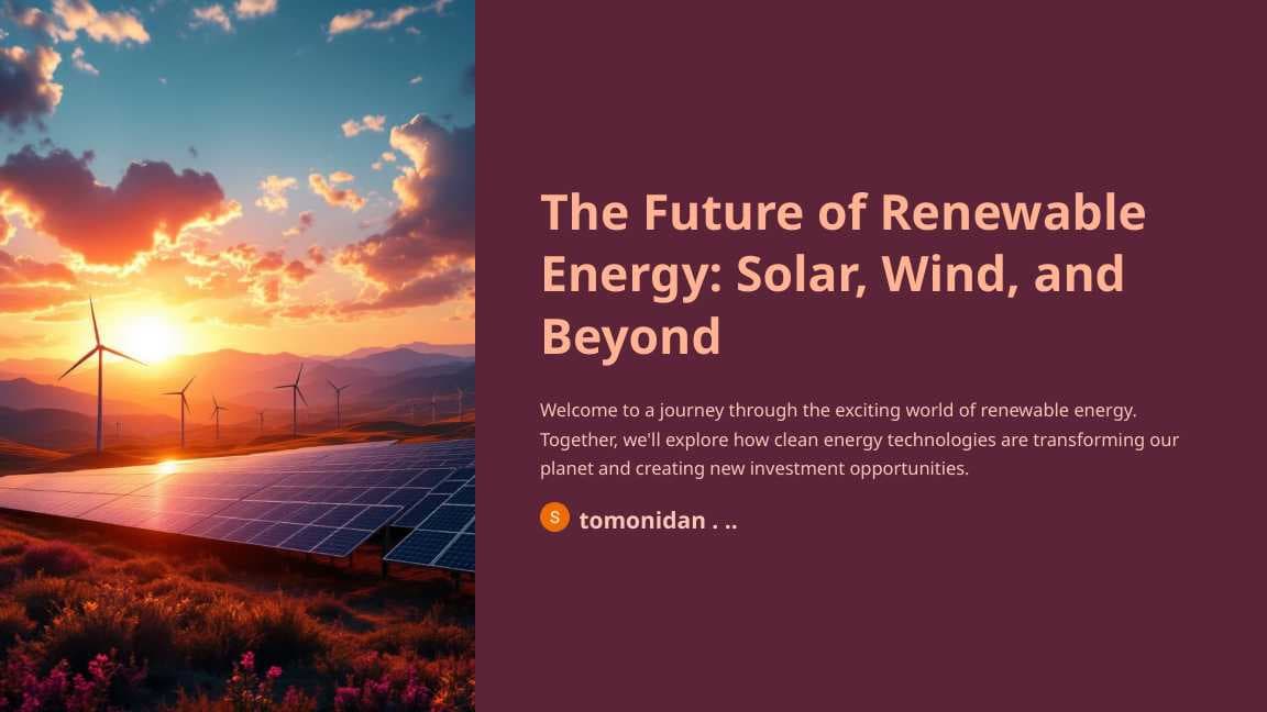 The Future of Renewable Energy: Solar, Wind, and Beyond
