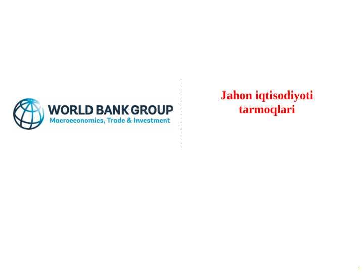 Jahon iqtisodiyoti tarmoqlari