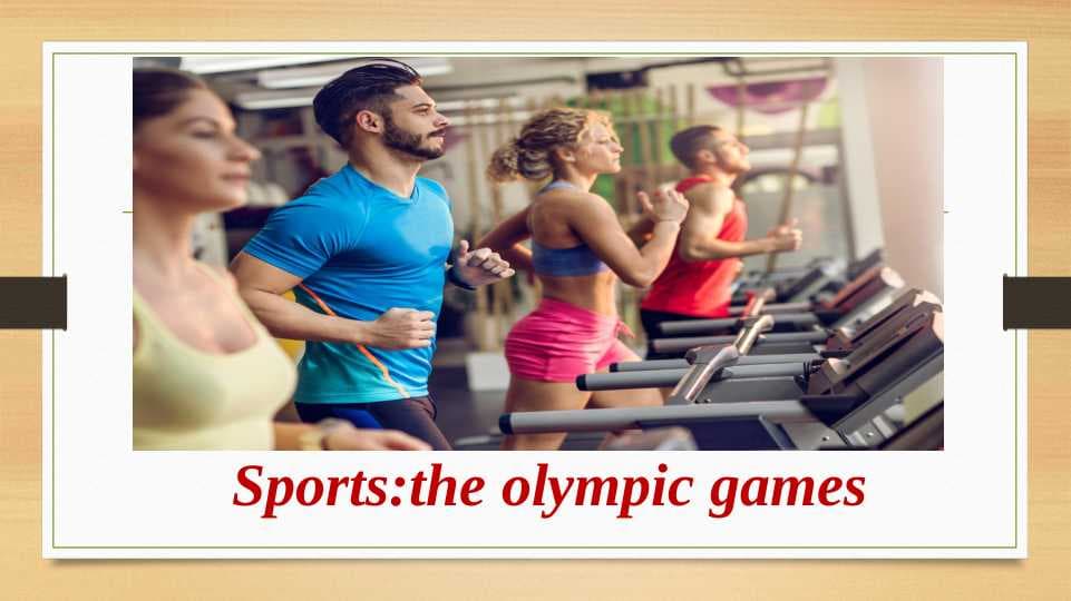 the olympic games