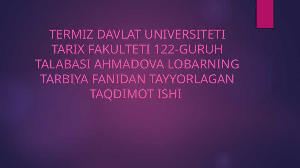 Tarbiya fanining oʻqitishning diniy badiiy falsafiy asoslari.