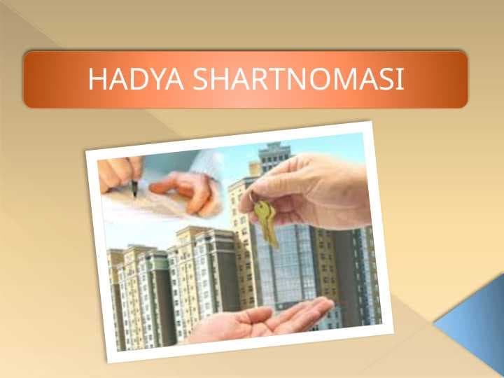 Hadya shartnomasi