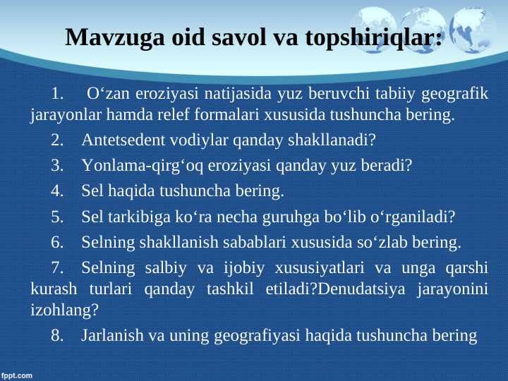 Muzliklarning geologik faoliyati
