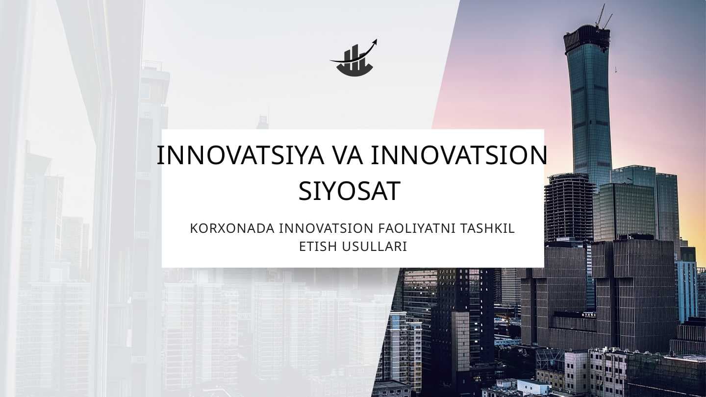 INNOVATSIYA VA INNOVATSION SIYOSAT 01