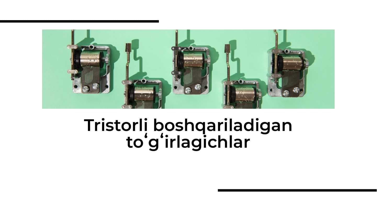Tristorli boshqariladigan to'g'irlagichlar