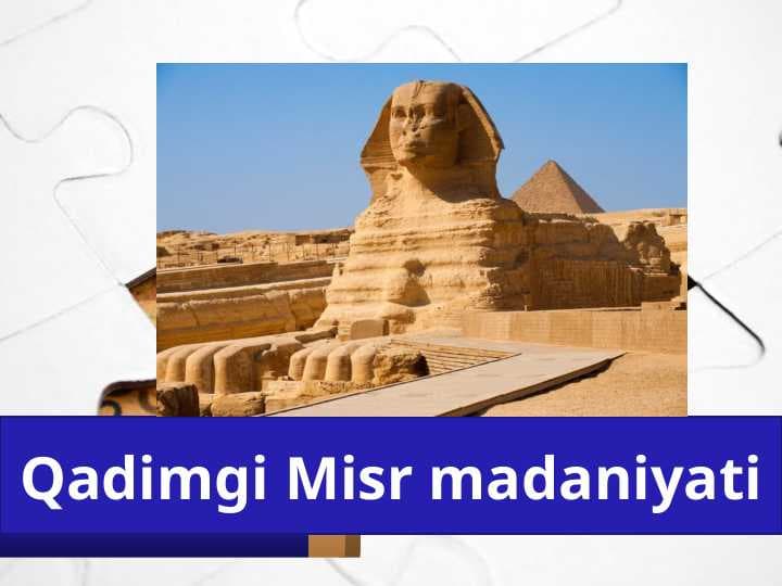 Qadimgi Misr madaniyati