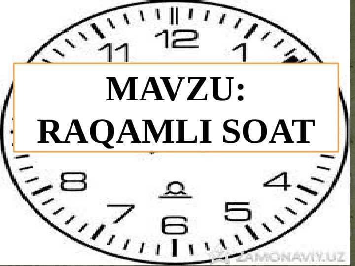 RAQAMLI SOAT