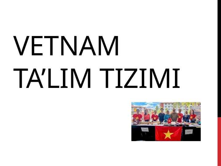 VETNAM TA’LIM TIZIMI