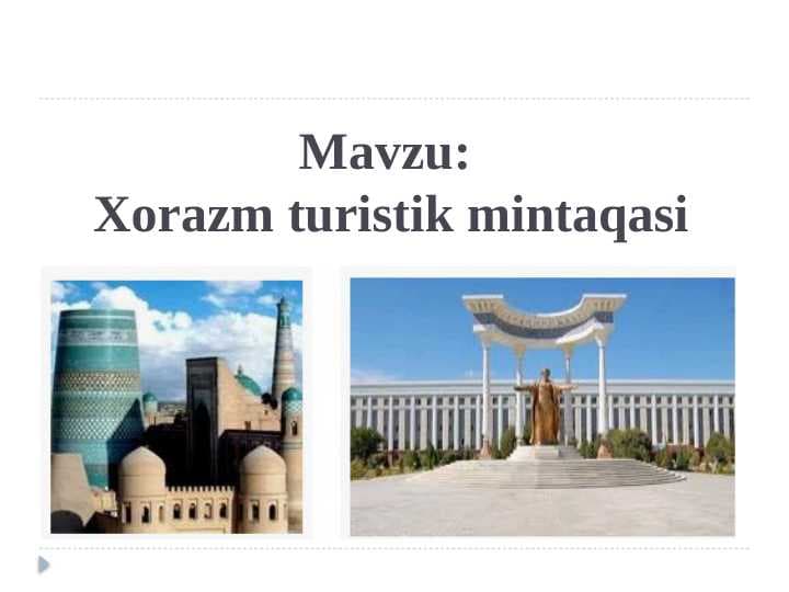 Xorazm turistik mintaqasi