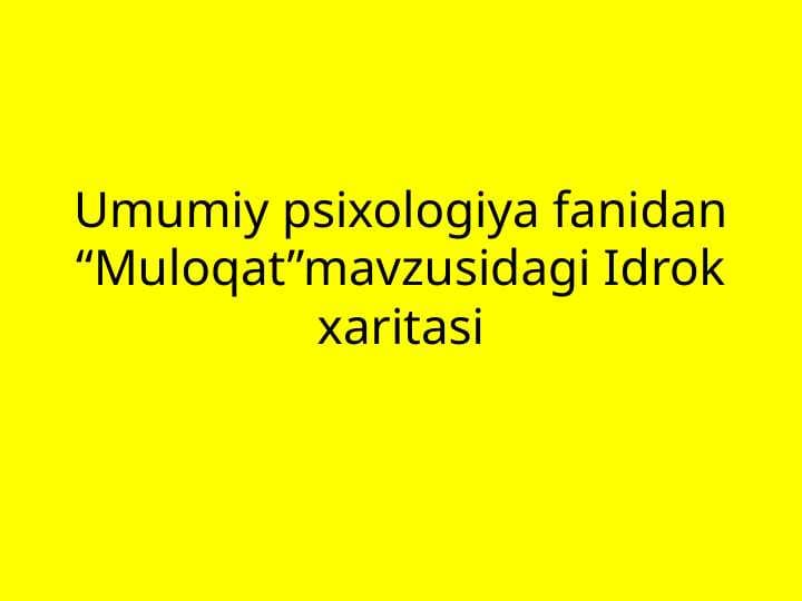 Muloqat