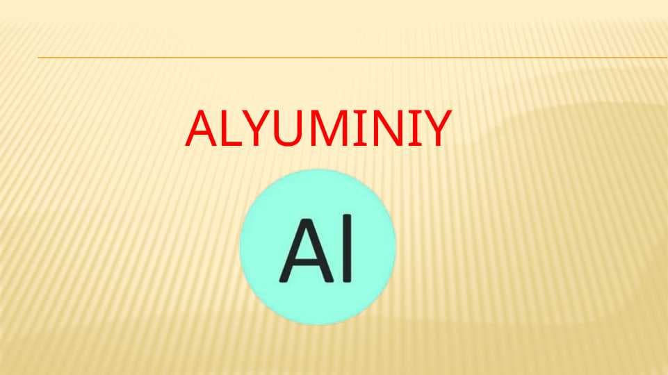 ALYUMINIY