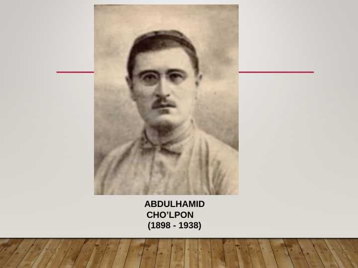 ABDULHAMID CHO’LPON