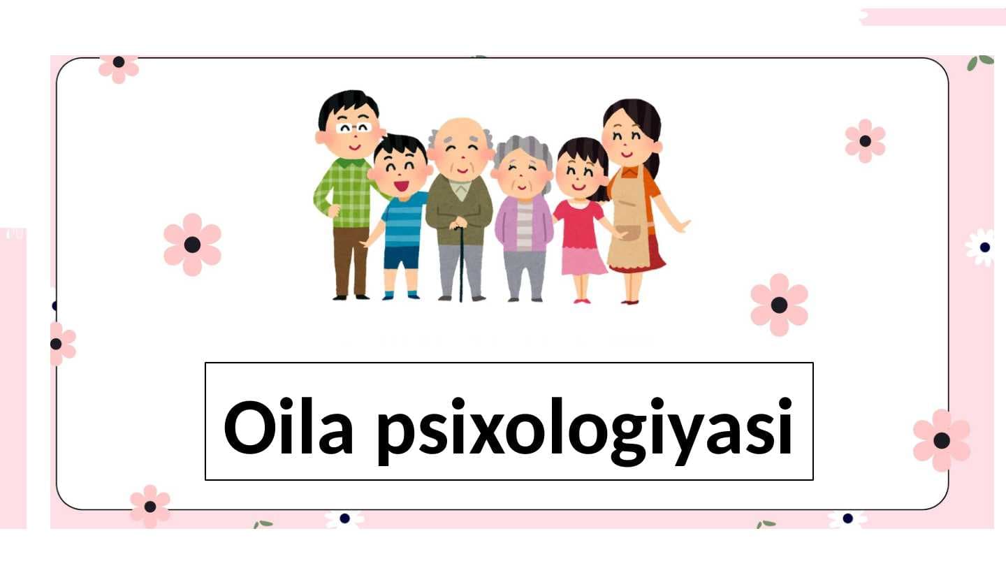 Oila psixologiyasi