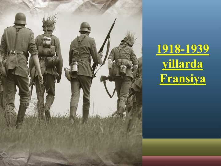 1918-1939 yillarda Fransiya