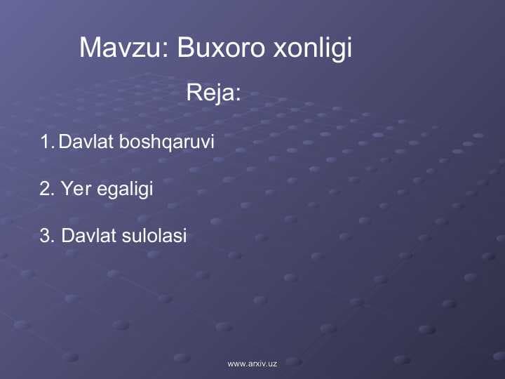 Buxoro xonligi