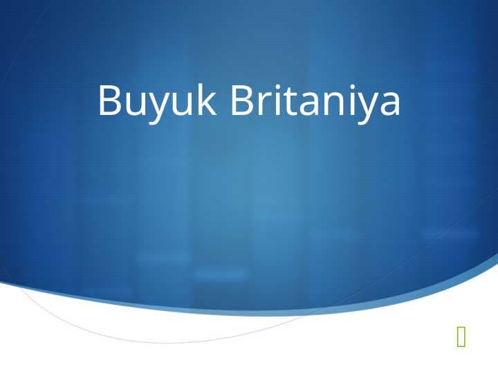 Buyuk Britaniya