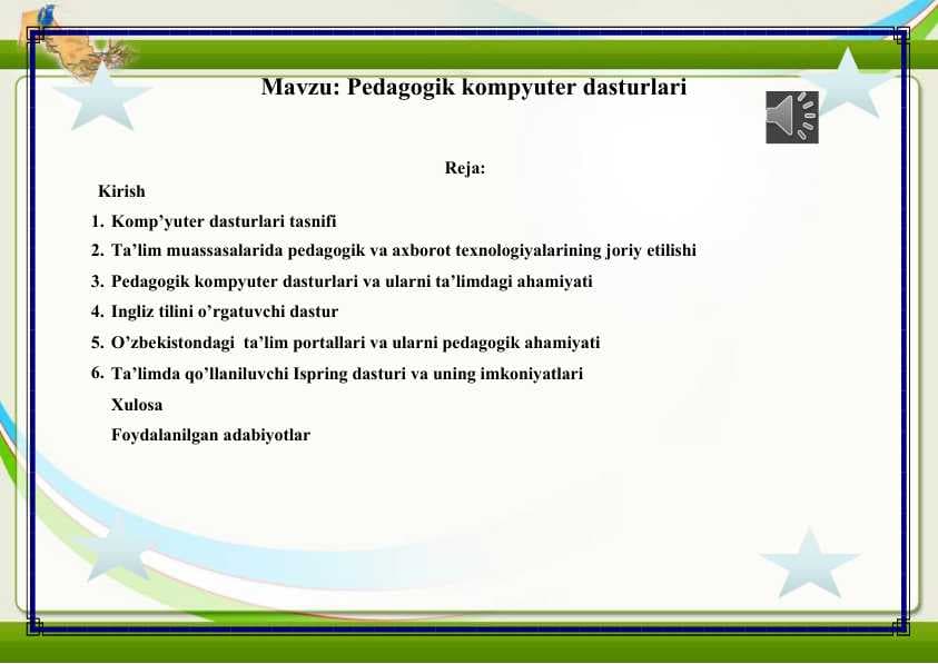 Pedagogik kompyuter dasturlari