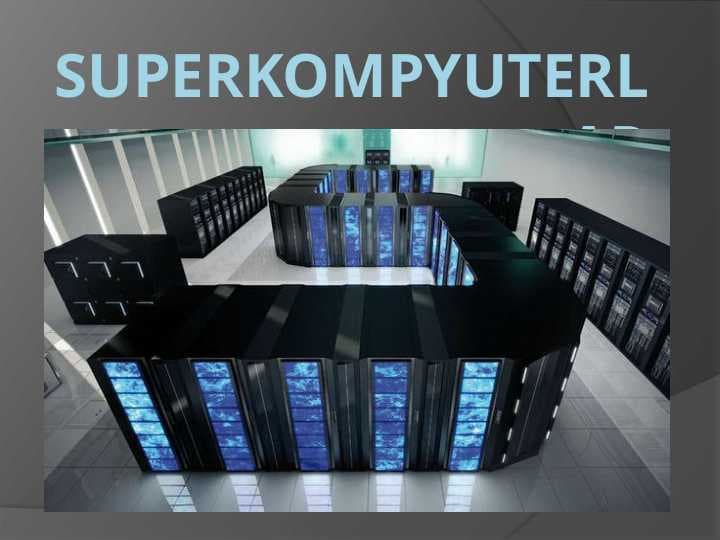 superkompyuterlar