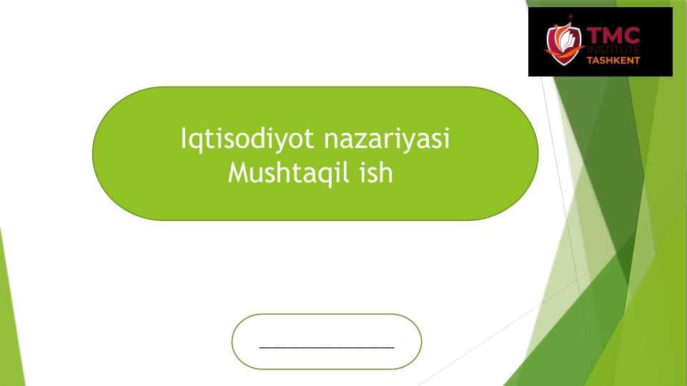 AHOLI TURMUSH DARAJASI VA DAROMADLARI