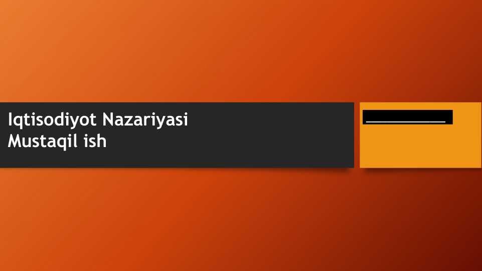 YALPI ISHCHI KUCHI, UNING BANDLIGI VA ISHSIZLIK