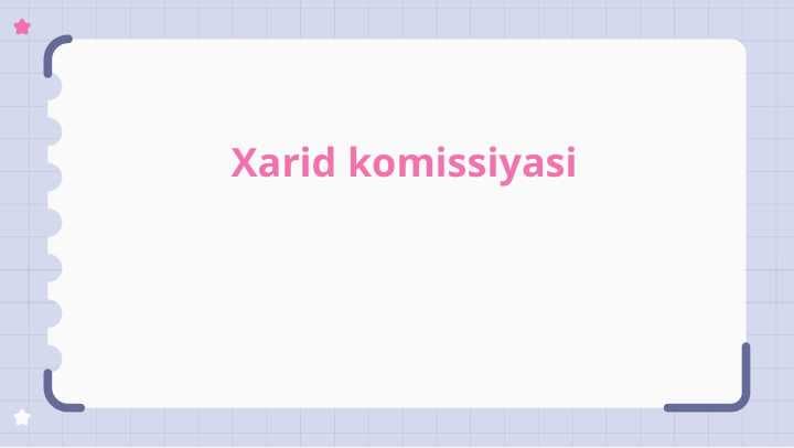 Xarid komissiyasi
