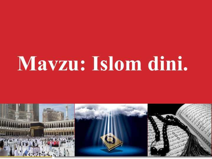 Islom dini