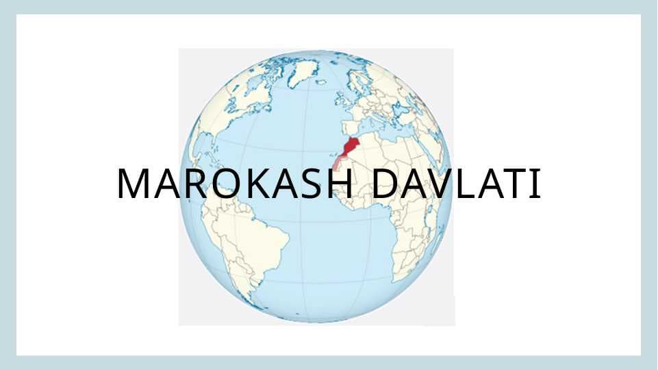 Marokash davlati iqtisodiyoti