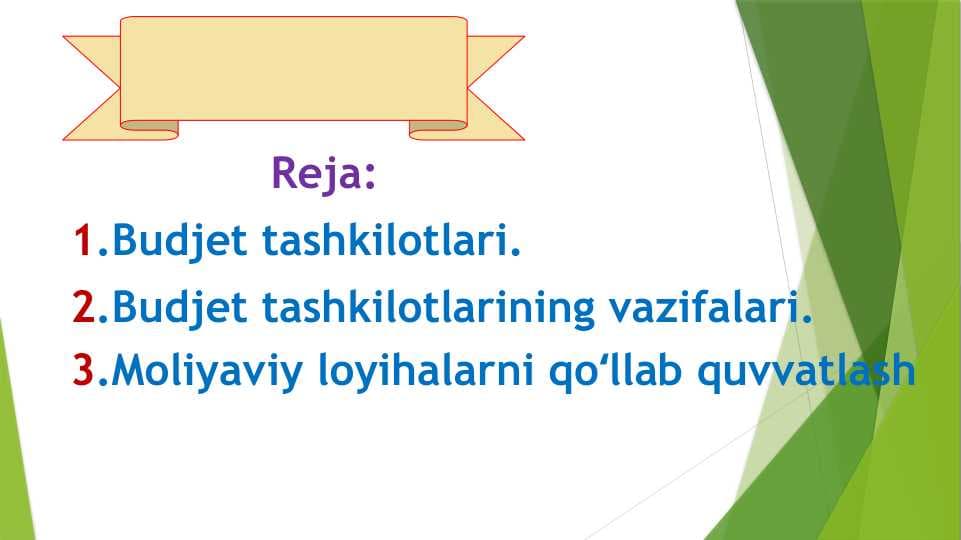 Budjet tashkilotlari