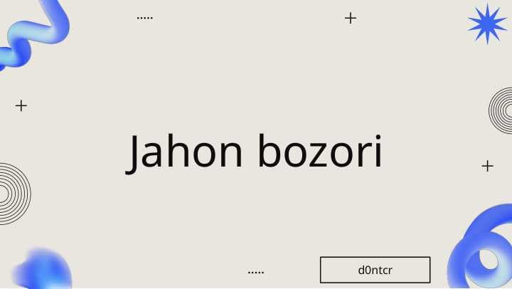 Jahon bozori