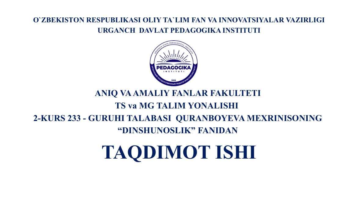 HANAFIYA MAZHABI RIVOJIDA O`RTA OSIYO FAQIHLARININ G ROLI