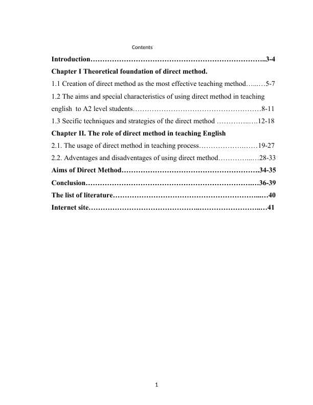 Using direct method in teaching English