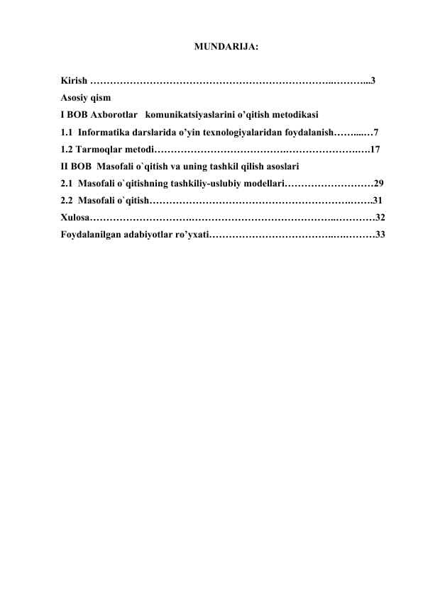 informatika darslarida o'yinli texnologiyadan foydalanish