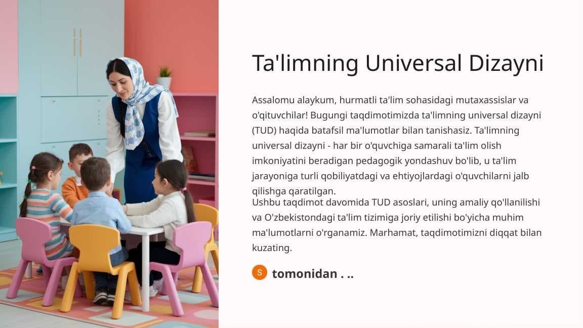 Ta'limning Universal Dizayni