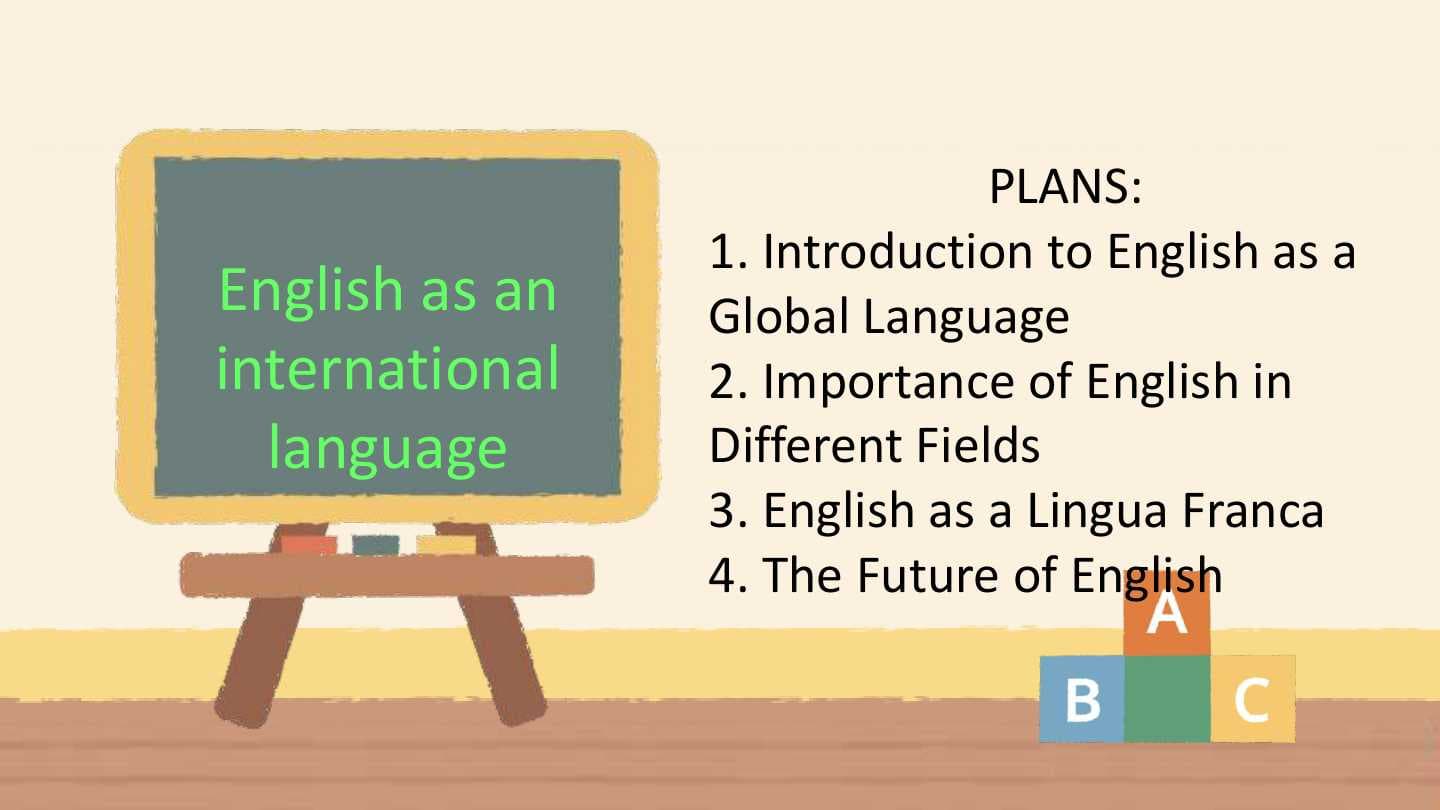 English as an international language