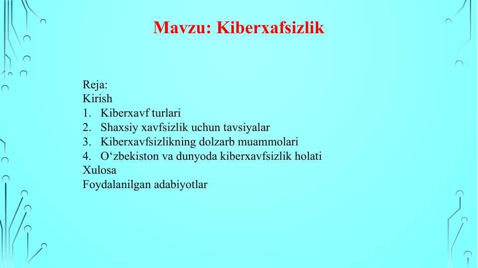 Kiberxafsizlik