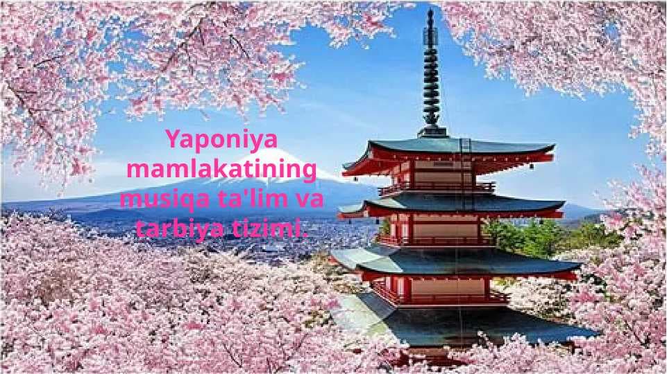 Yaponiya musiqa ta'lim tizimi