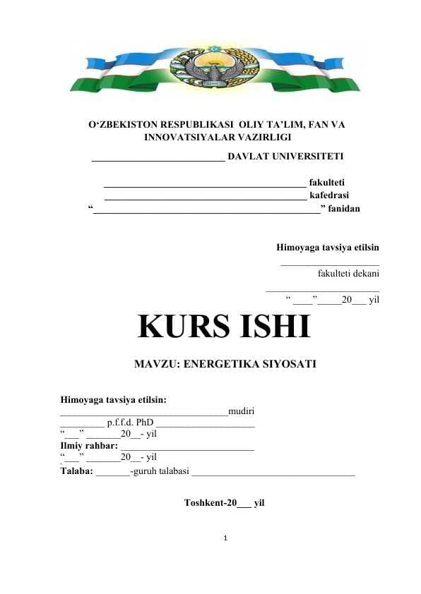 ENERGETIKA SIYOSATI