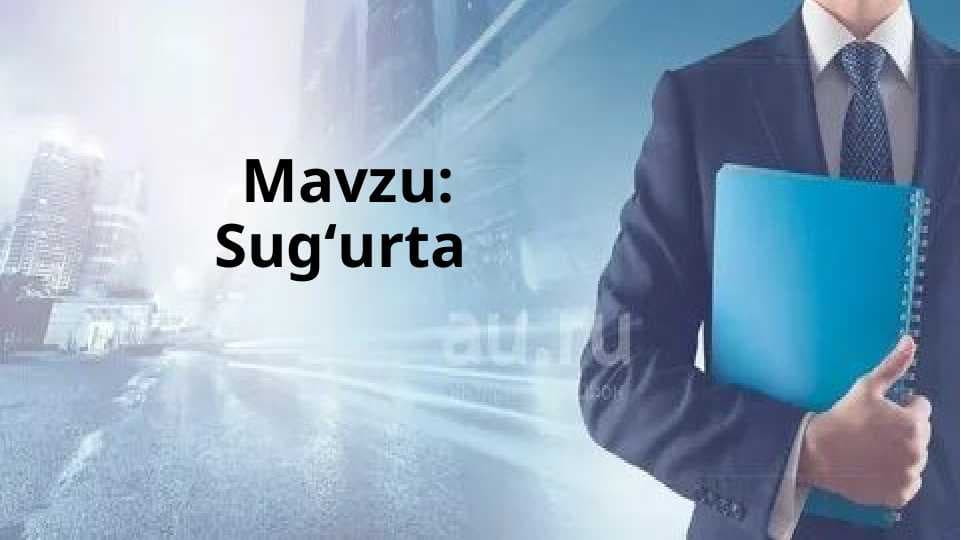 Sugʻurta