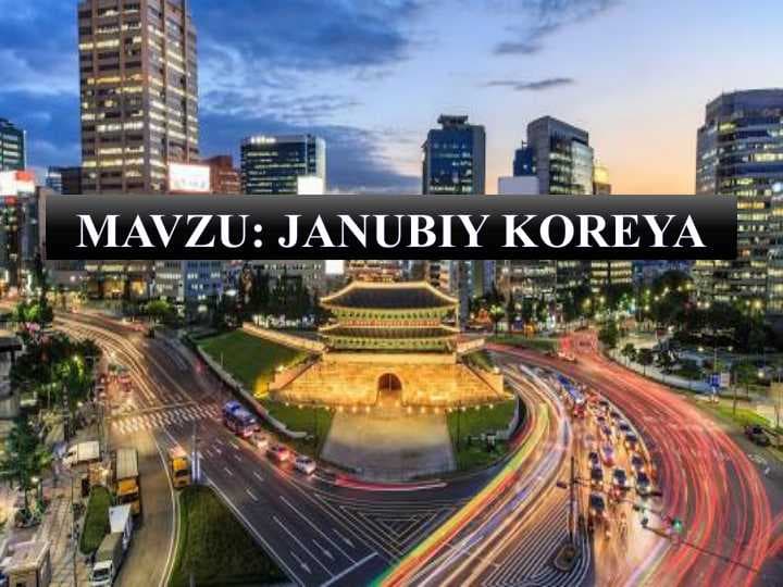 janubiy koreya