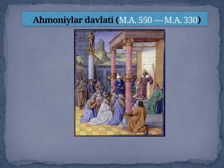 Ahmoniylar davlati