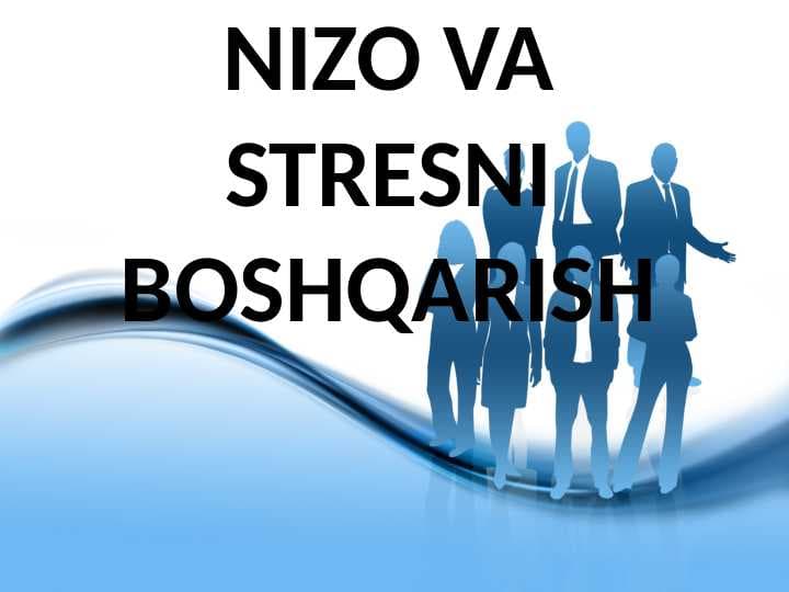 NIZO VA STRESNI BOSHQARISH